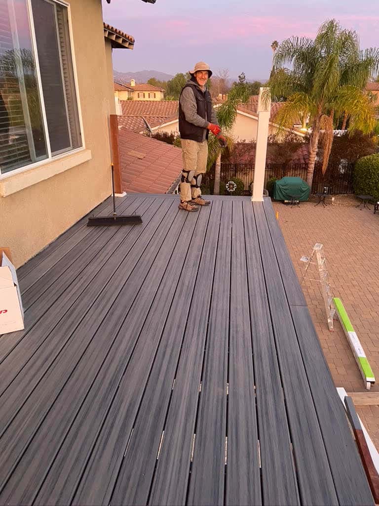 Deck framing construction